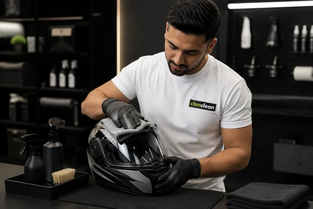 ClanClean Helmet Cleaning service in Delhi