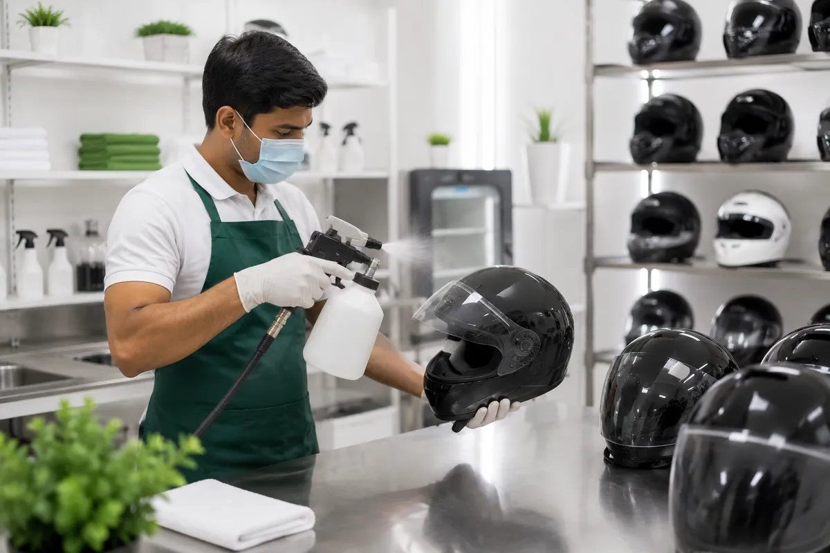 ClanClean Helmet Cleaning service in Delhi