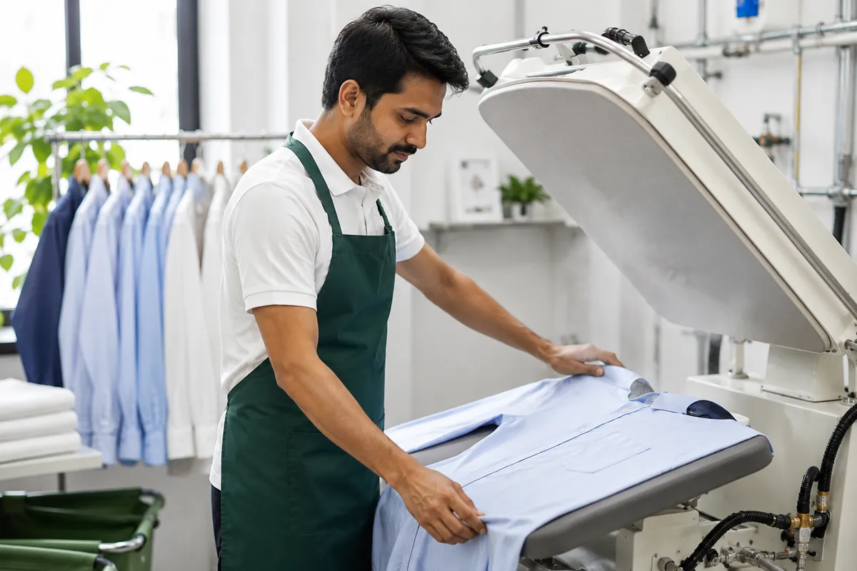 ClanClean Steam Ironing service in Delhi
